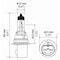 Hella Bulb 9007/Hb5 12V 65/55W Px29T T4.625(2) Running Light, 9007Tb 9007TB - alternate 1